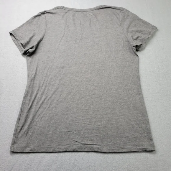 The North Face Women's Large Gray Half Dome Tri-Blend Short Sleeve Pocket TShirt - Picture 8 of 9